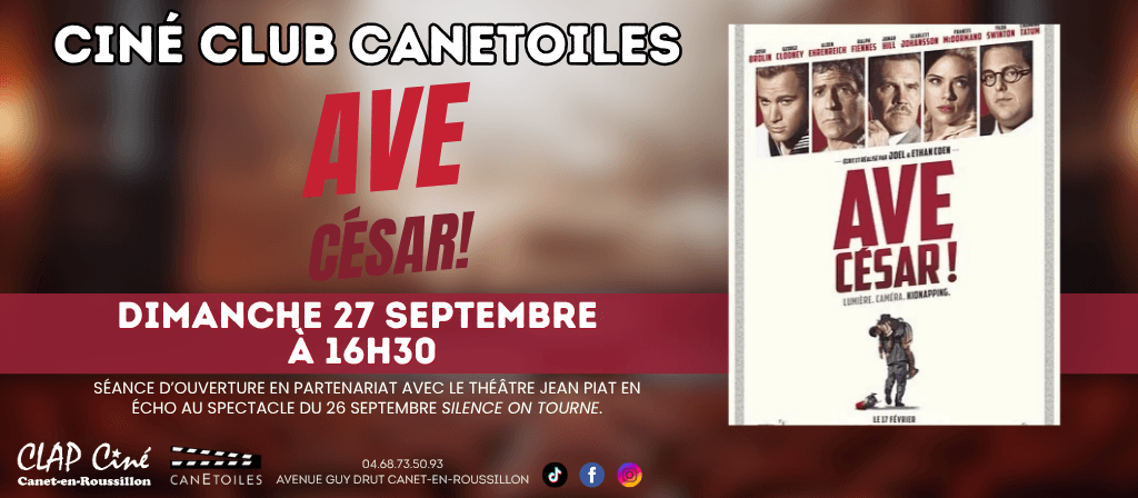 actualité CINE CLUB 1 AVE CESAR