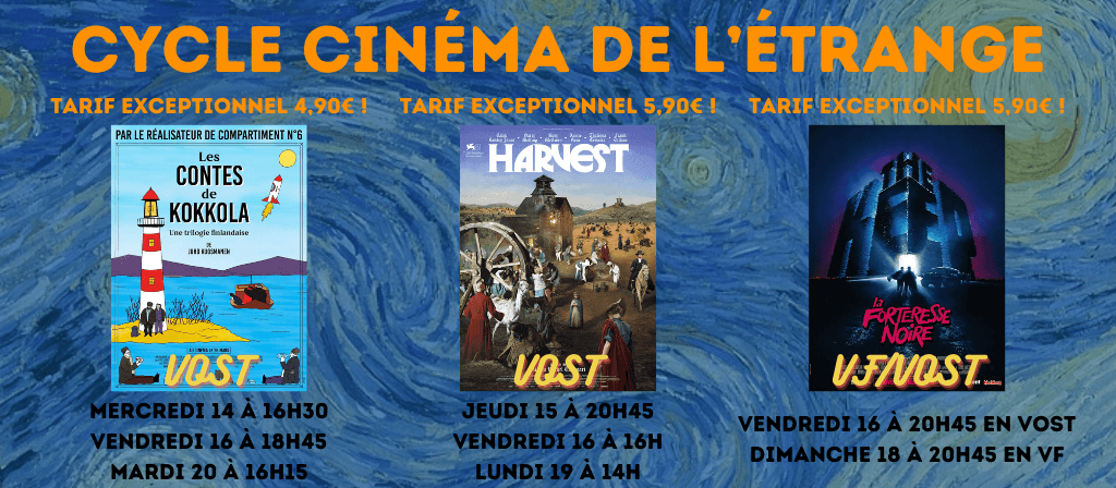 actualité CYCLE CINEMA ETRANGE