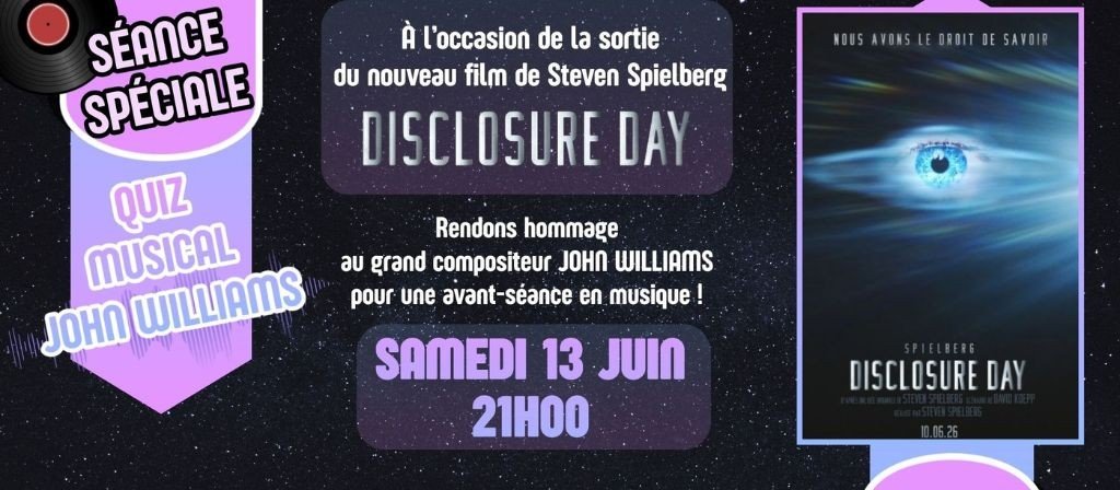actualité SEANCE SPECIALE QUIZ MUSICAL DISCLOSURE DAY